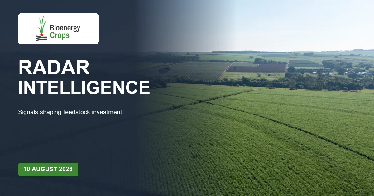 Bioenergy Crops Radar Intelligence edition cover
